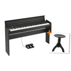 Korg LP180 BK stage piano, klad. mechanika, 88 kláves SET se stoličkou