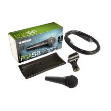 Shure PG58 QTR Dynamický mikrofon s přidaným kabelem XLR/jack