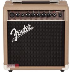 Fender Acoustasonic 15  vstup pro kytaru a mikrofon, ef. chorus