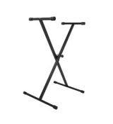 On Stage Klávesový stojan X kovový , černý - skládací pro standardní klávesy