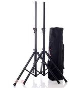 Bespeco SH 80 N BK Set 2 Tripod stojanů pod reproboxy plus pouzdro