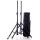 Bespeco SH 80 N BK Set 2 Tripod stojanů pod reproboxy plus pouzdro