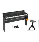 Korg LP180 BK stage piano, klad. mechanika, 88 kláves SET se stoličkou