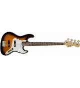 Fender Squier Affinity Jazz Bass RW krk, Brown Sunburst, 2x single snímače