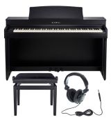 Kurzweil M230 SR 128hlasů,30 zvuků,USB MIDI, STOLIČKA a Sluchátka SLX HD681