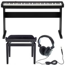 CASIO CDP S 100 SET1 Stage piano, dřevěný stojan, otočná stolička, sluchátka