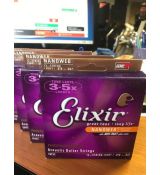 Elixir 16152 NANOWEB  010-047 Light struny Phosphor - Bronze pro 12ti str. kytaru