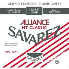 Savarez 540R Nylonové struny pro klasickou kytaru, MEDIUM, postříbřené ovinutí
