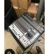 Behringer PMP3000 FX powermix 2x450W 8+4 in, Boxy 215 15" + 1" driver Prodáno