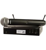 SHURE BLX24RE/SM58 M17 662 - 682 MHZ bezdrátový set s vložkou SM58 Rack verze