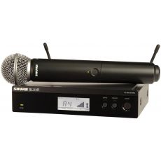 SHURE BLX24RE/SM58 M17 662 - 682 MHZ bezdrátový set s vložkou SM58 Rack verze