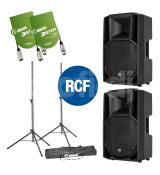 RCF ART 732 700/1400W, 2 stativy s pouzdrem, 2 kabely XLR Adam Hall !!AKCE!!