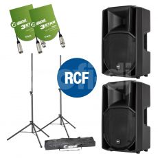 RCF ART 732 700/1400W, 2 stativy s pouzdrem, 2 kabely XLR Adam Hall !!AKCE!!