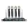 Mipro ACT-3 Vocal set QUAD3 4x  Mipro ACT-32H. Kondenz. mikrof. vložky MU-80